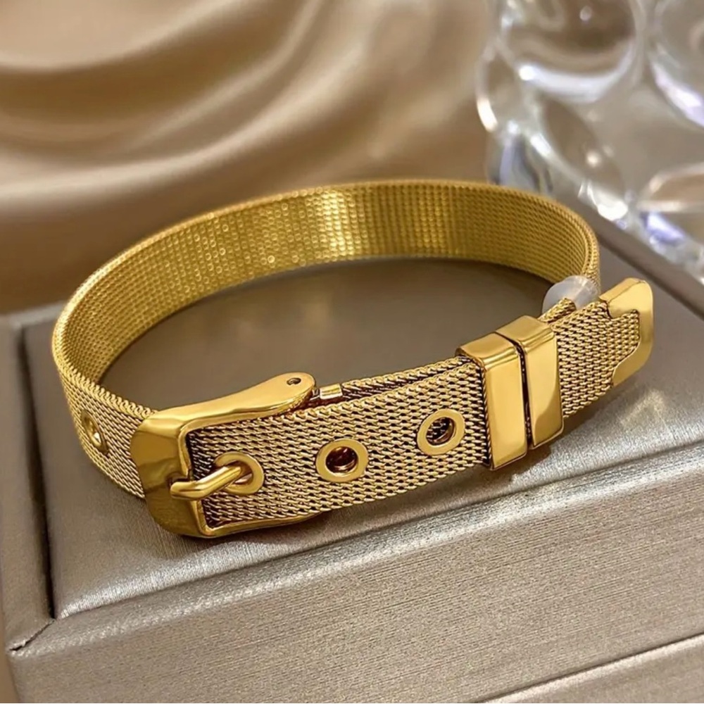 Vintage Stainless Steel Bracelet - Picture 10 of 13